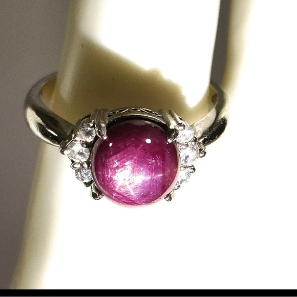 Jewelry - Jewelry Ring Starsapphire 5.71ct Platinum 3713523